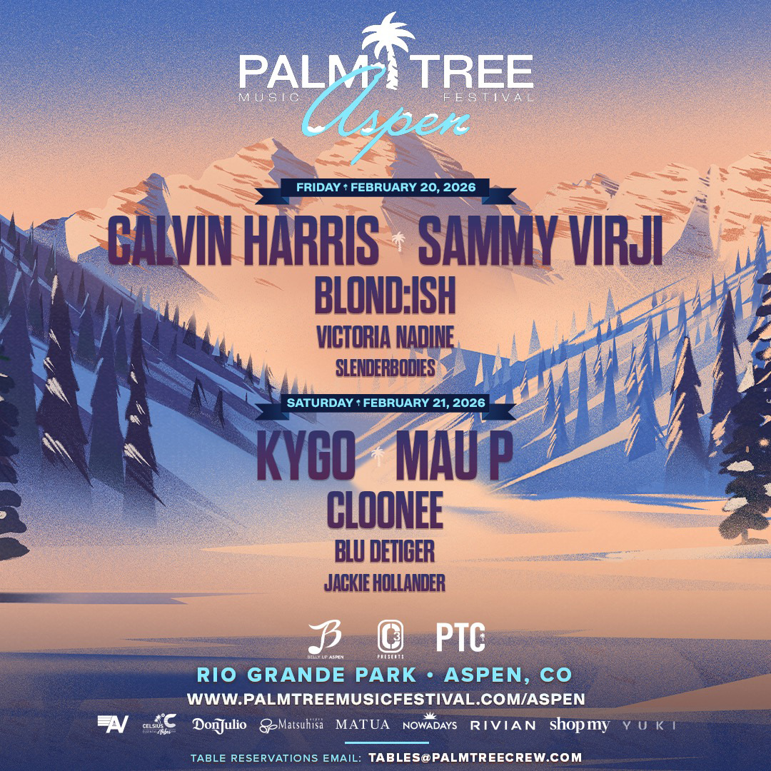 Palm Tree Music Festival Aspen 2025 at Rio Grande Park – Kygo, Dom Dolla, Fisher & more